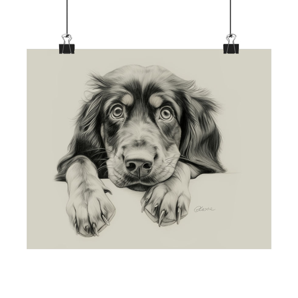 Thumbnail: Gordon Setter Fine Art Print