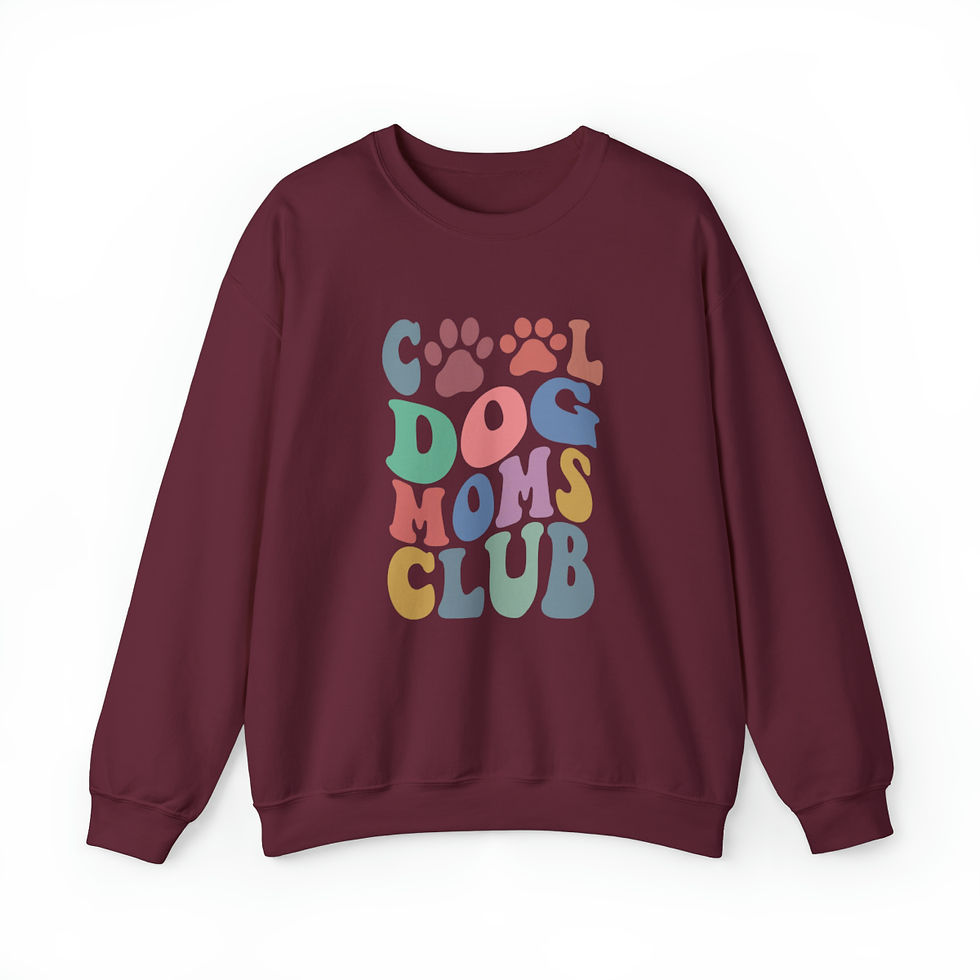 Thumbnail: Cool Dog Moms Club Unisex Heavy Blend Sweatshirt