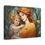 Thumbnail: Lily Serenade - Art Nouveau Canvas Print