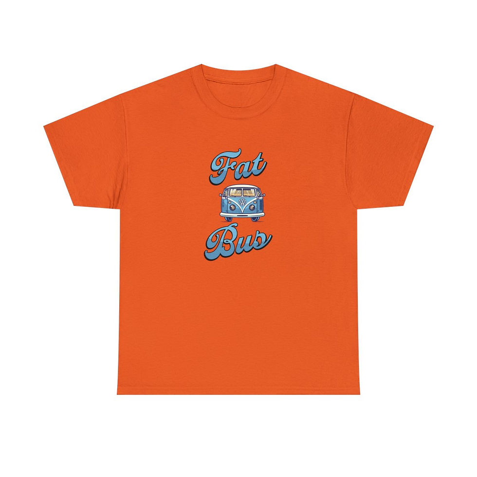 Thumbnail: Vintage VW Campervan T-Shirt - Fat Bus
