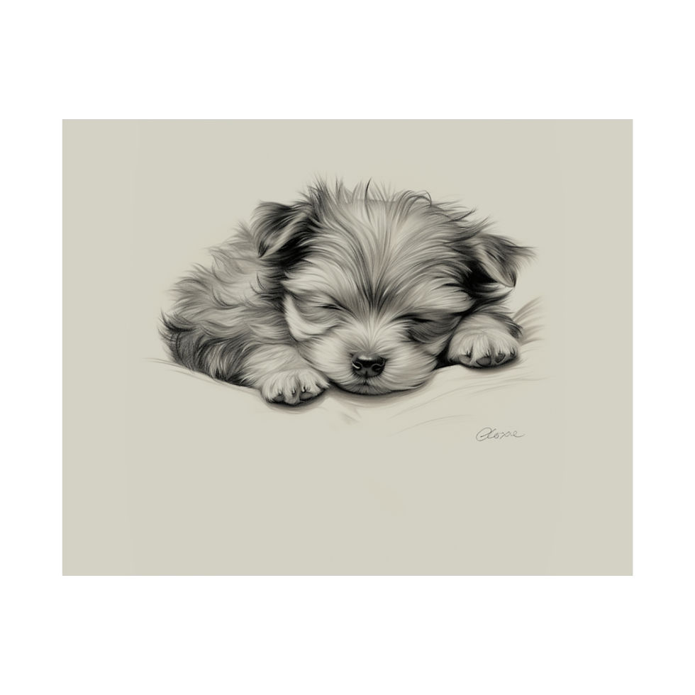 Thumbnail: Yorkshire Terrier Fine Art Print