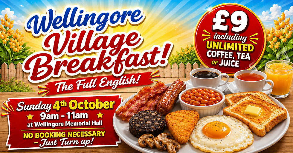 Wellingore Village Breakfast! - The Full English!