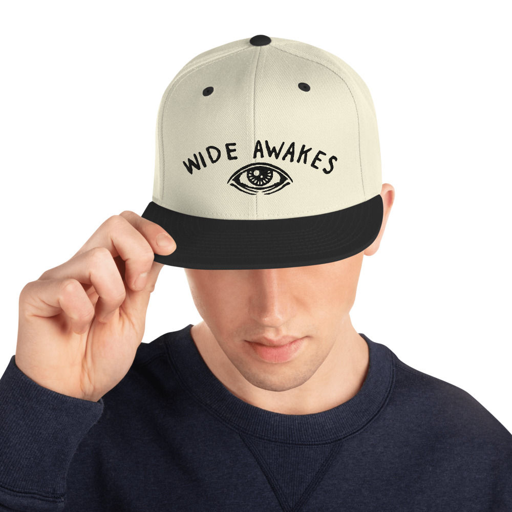Wide Awake Eye Snapback Hat
