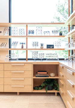 Steiner Eye Care Display Shelves