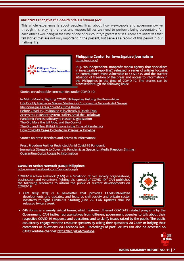 Summary Report No. 11 Page 7