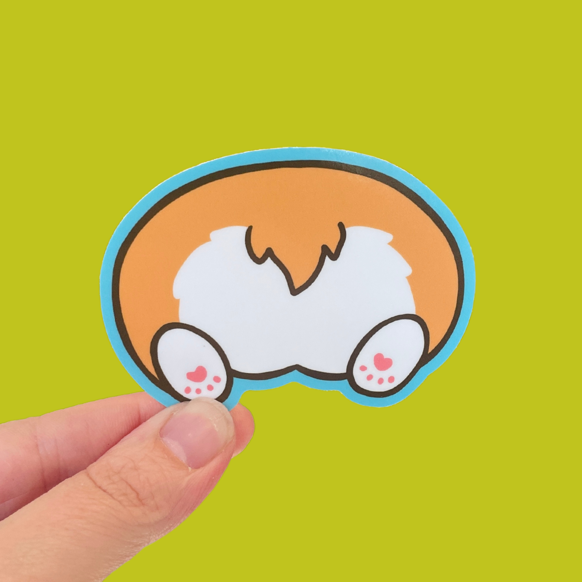 Corgi Butt Sticker