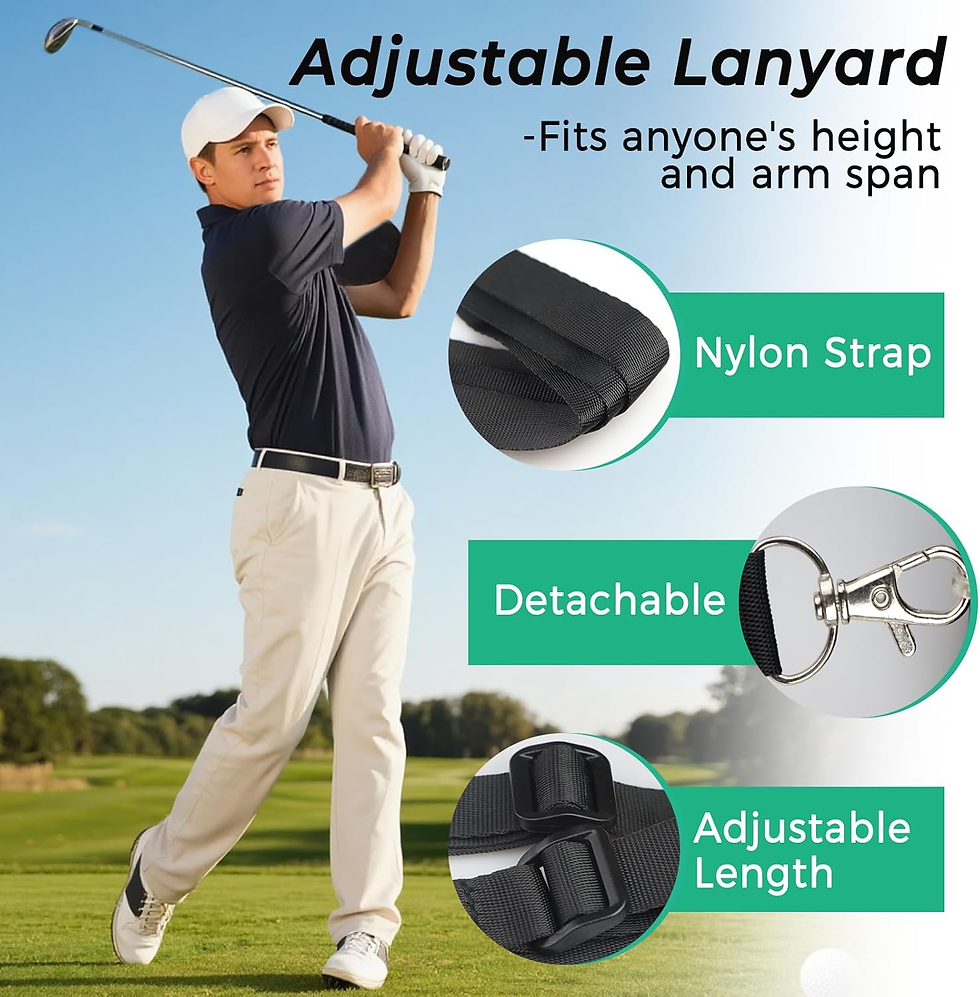 Thumbnail: Golf Training Aid, Smart Ball for Golf Swing Trainer, Inflatable & Portable Golf