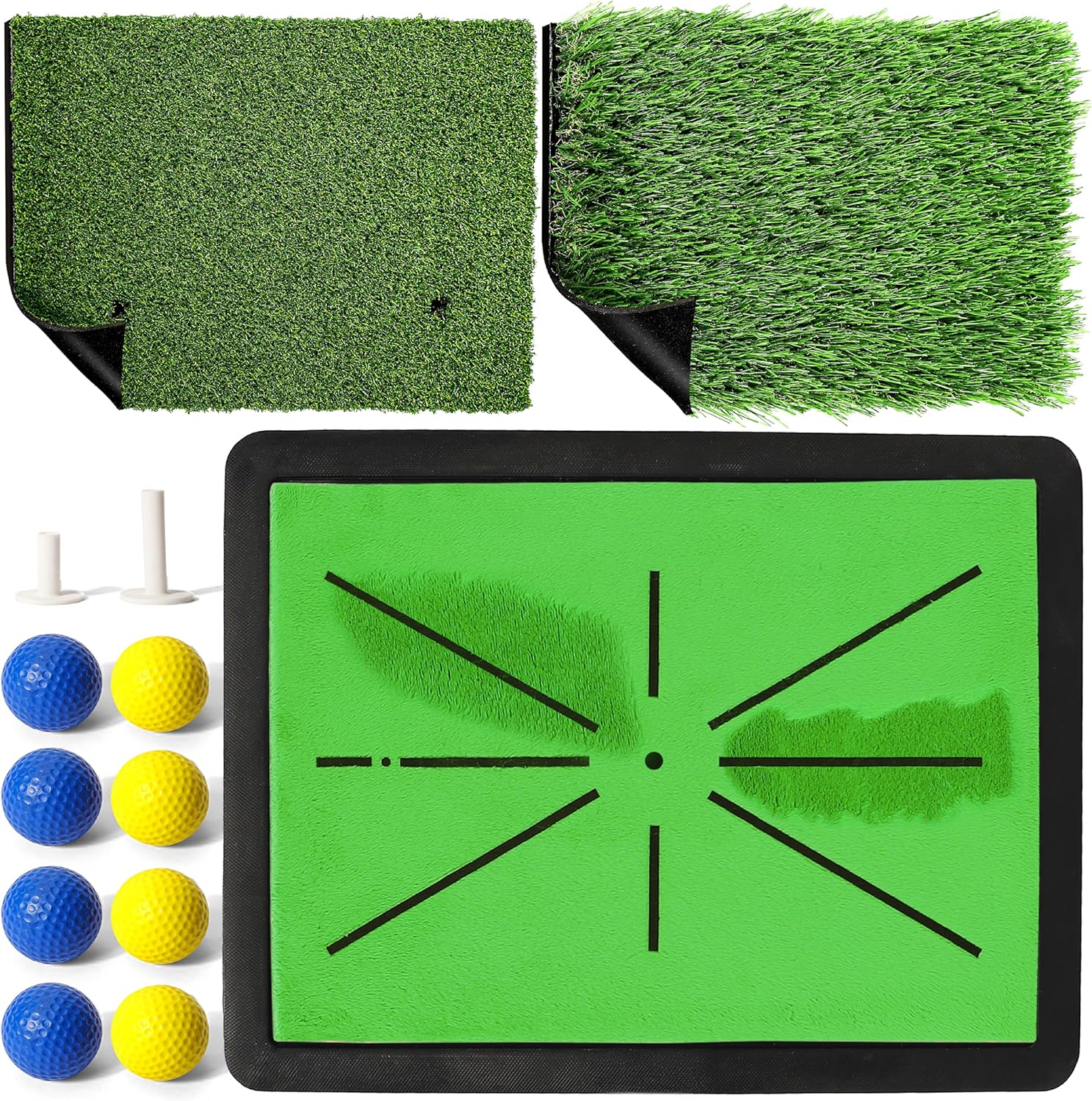 Golf Mat, Golf Hitting Mat, Golf Mats Practice Indoor, Golf Practice Mat, Golf T
