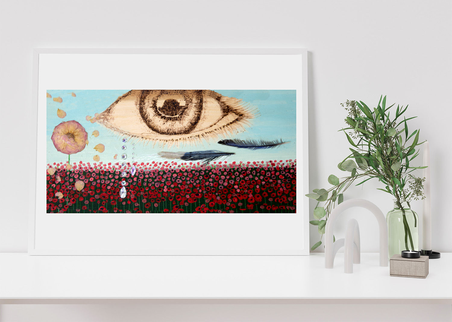 Cleansing Tears 2 (eye) - Art Print
