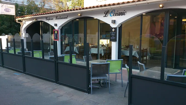 restaurant l'océanic - terrasse avant