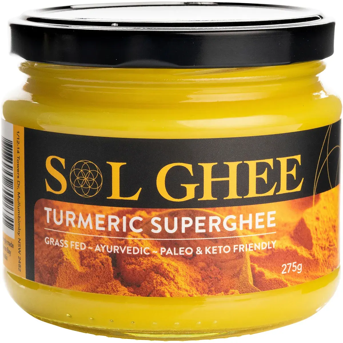 SOL ORGANICS, Turmeric Super Ghee, 275g