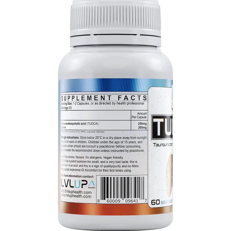 Thumbnail: LVLUP Health, TUDCA, 500mg, 60 Capsules