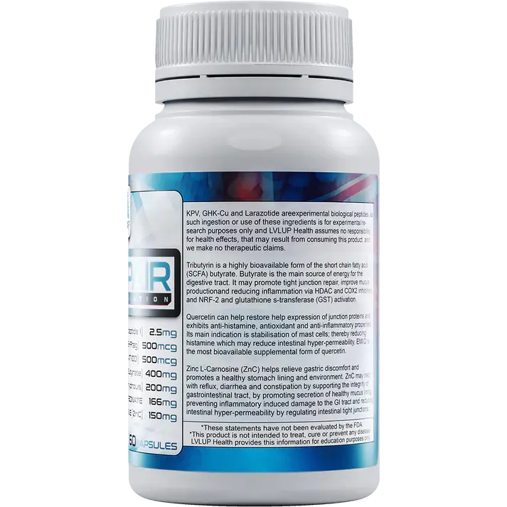 Thumbnail: LVLUP Health, GI Repair (BPC-Free), 60 Capsules