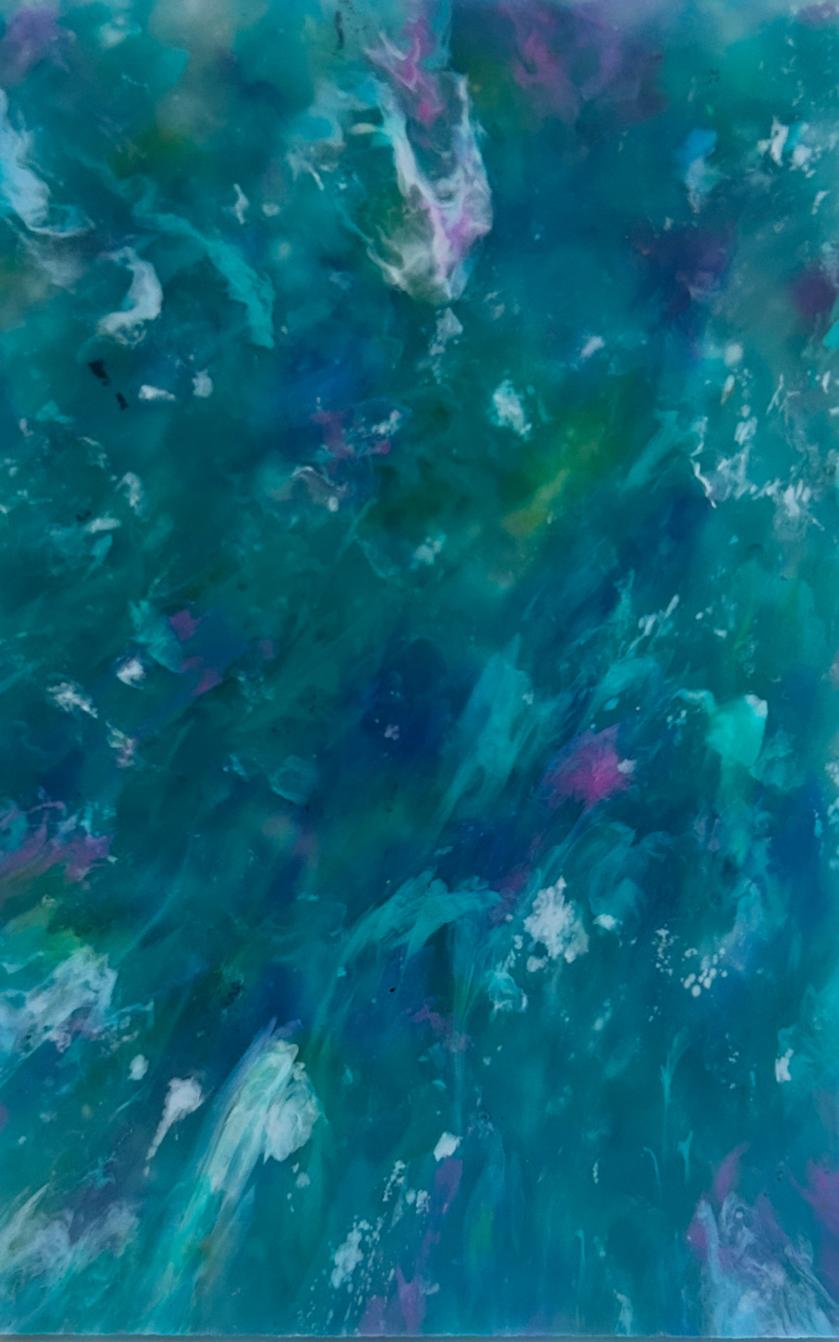 Sheet Piece: Aqua Refraction #9