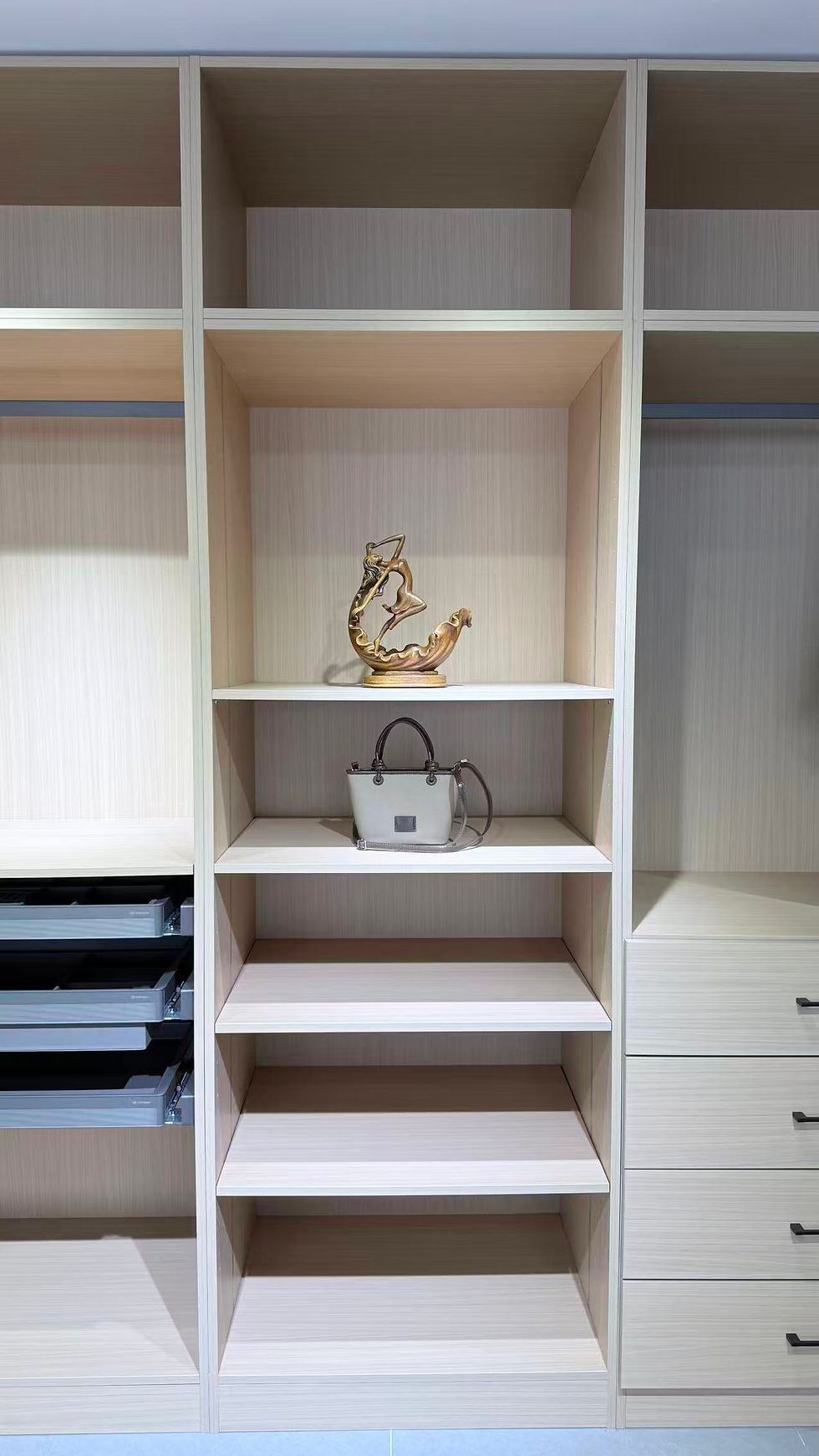 Custom closet display