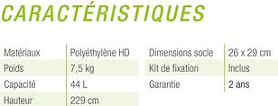 Douche solaire Happy 4X4 Caractéristiques chez Piscines & Bains