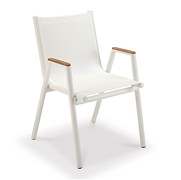 Pilotis chaise toile vlaemynck Banc blanc vanity vlaemynck chez Piscines et Bains
