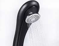 douche solaire so happy détail chez Piscines & bains