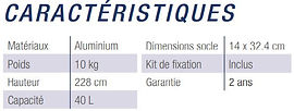 Dada straight caractéristiques