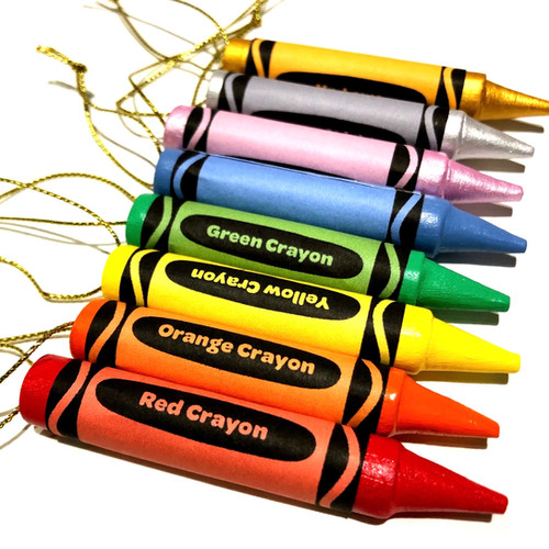 Ceramic Crayon Hanging Decoration Anna Collette Hunt