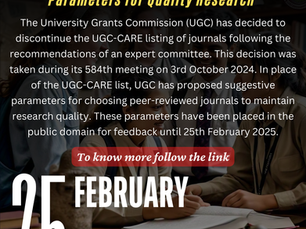 UGC Discontinues CARE