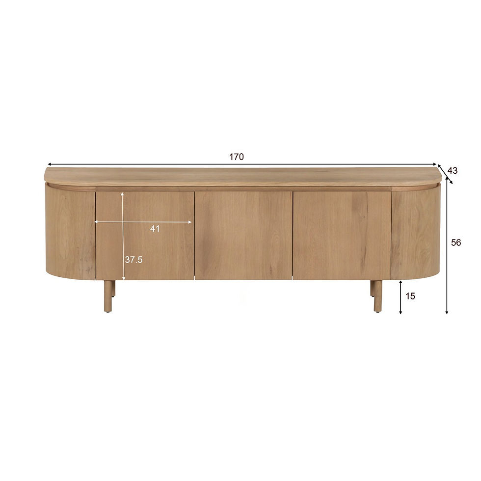 Miniature : Meuble TV 170cm Gamme Chene