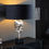 Miniature : Lampe de table SKULL 56 cm abat-jour en coton
