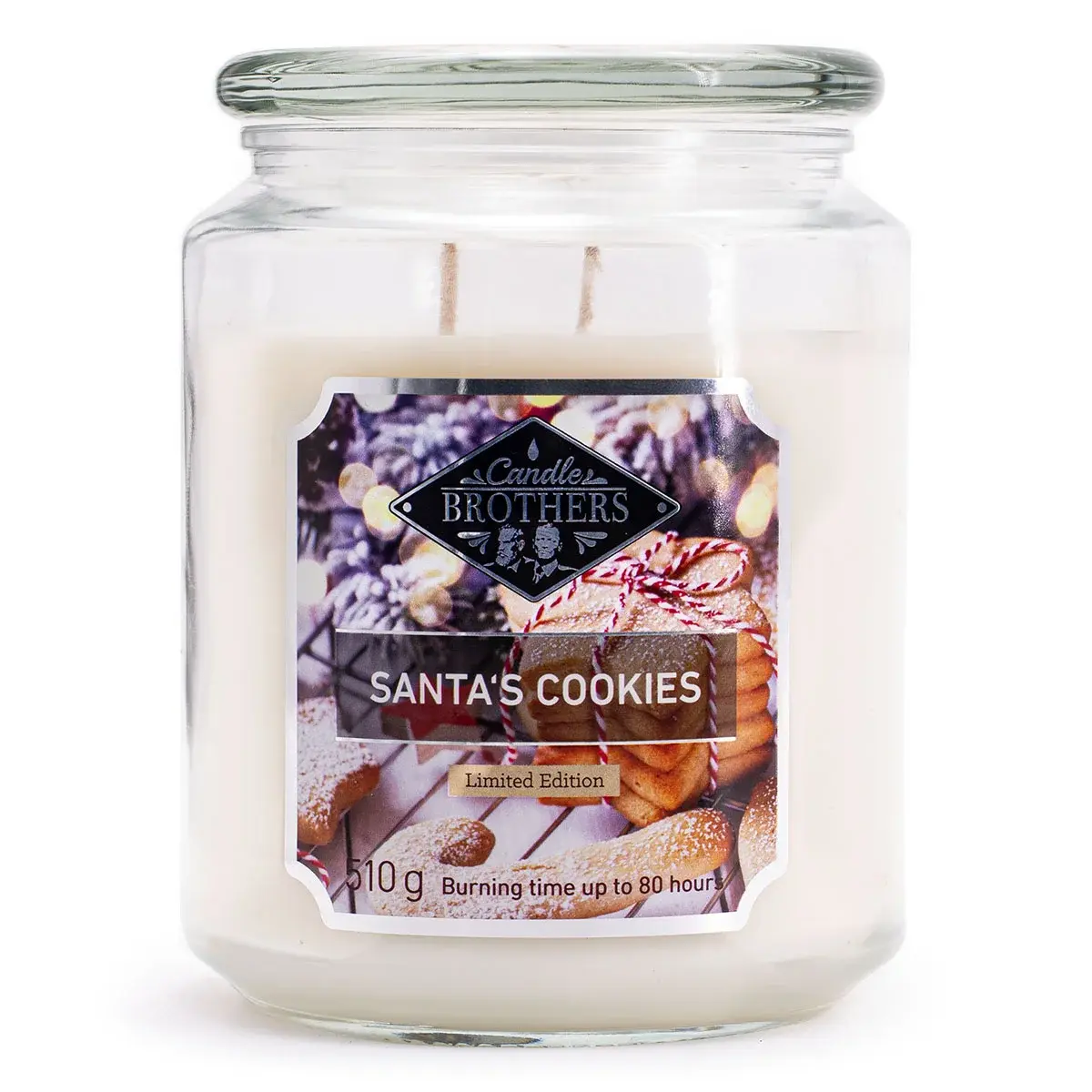 Bougie parfumée Biscuits du Père Noël - 510g - 80h