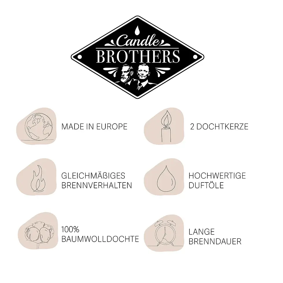 Miniature : Bougie parfumée Lait & Biscuits - 510g - 100h