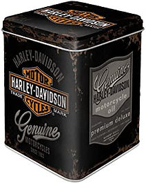 Boîte À Thé Harley Genuine 7.5x7.5x9.5