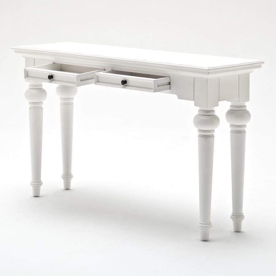Miniature : Table console Provence - blanche