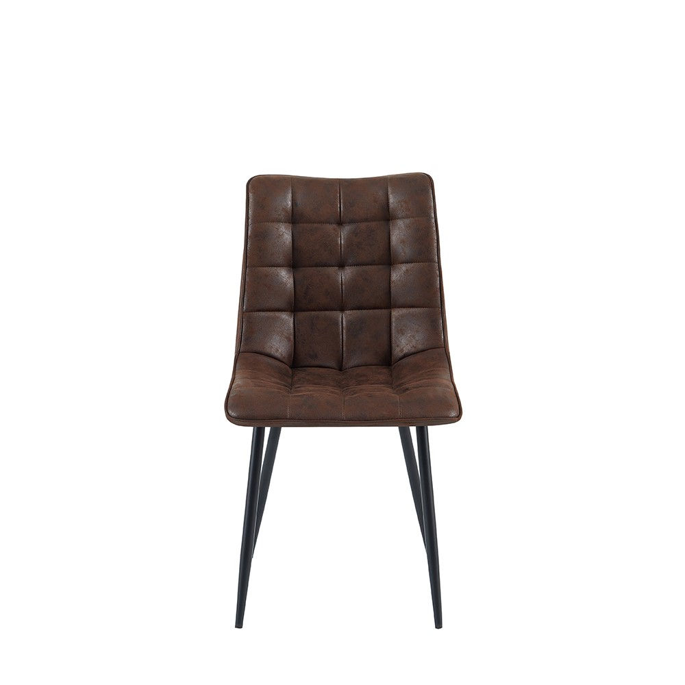 Lot de 4 Chaises Kastell brun foncé