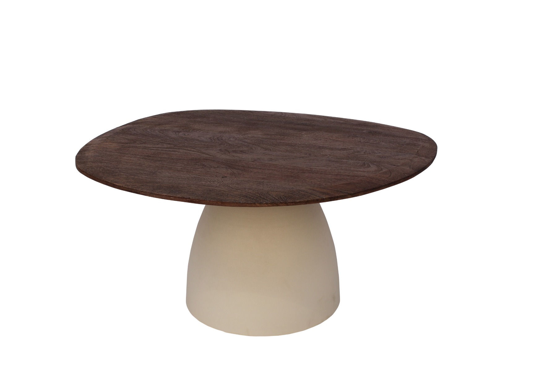 Table basse 86cm, marron, manguier