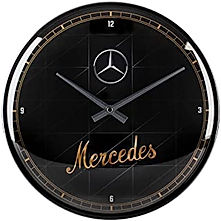 Horloge Mercedes Noire 31 cm