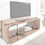Miniature : Table basse avec meuble TV CUBUS 100 cm en bois de sheesham