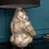 Miniature : Lampe de table GORILLA 60cm argentée sans abat-jour