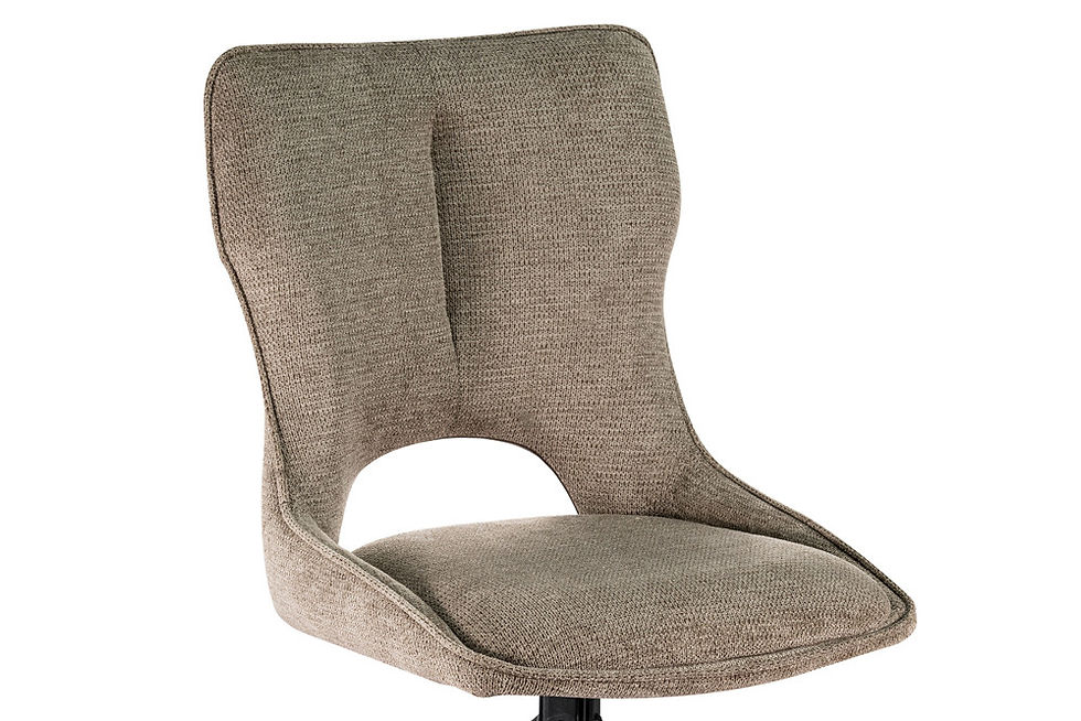 Miniature : NEW - Chaise 'Mori' pivotante à 0 en tissu Ote Share 400 poivre