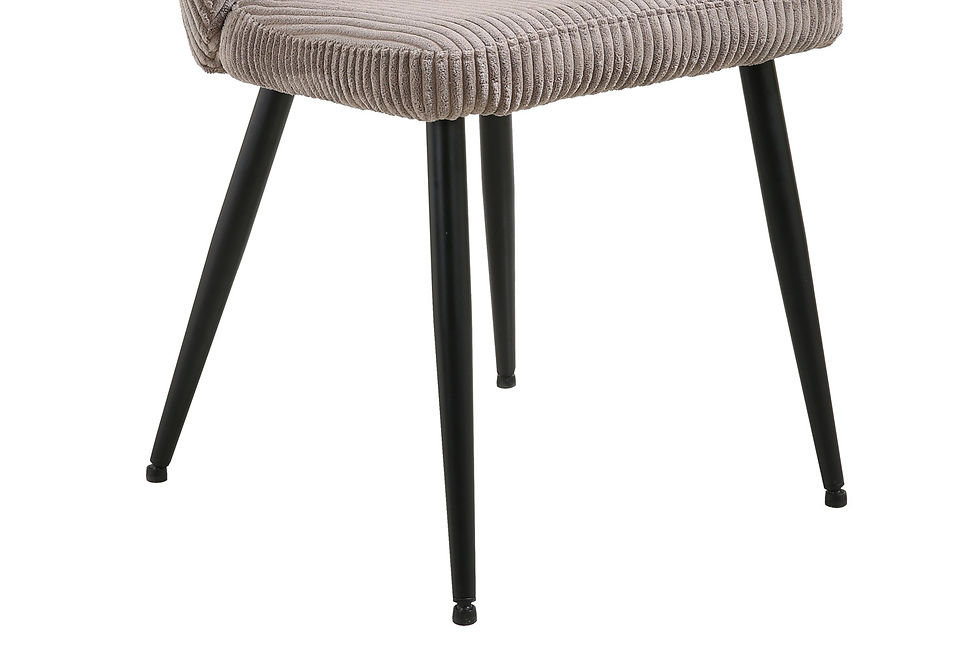 Miniature : Chaise Tornado velours côtelé Fabb Hyper 38 sable