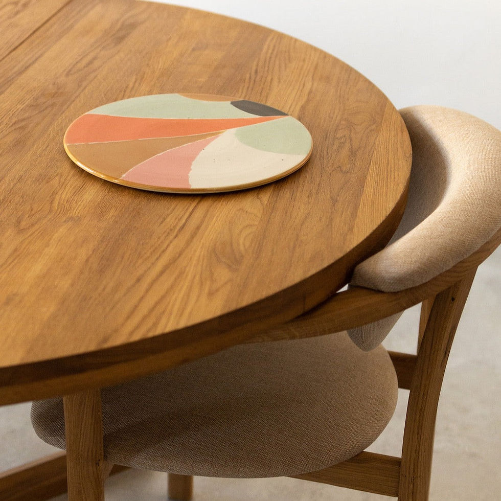 Miniature : Table de salle à manger extensible chêne
