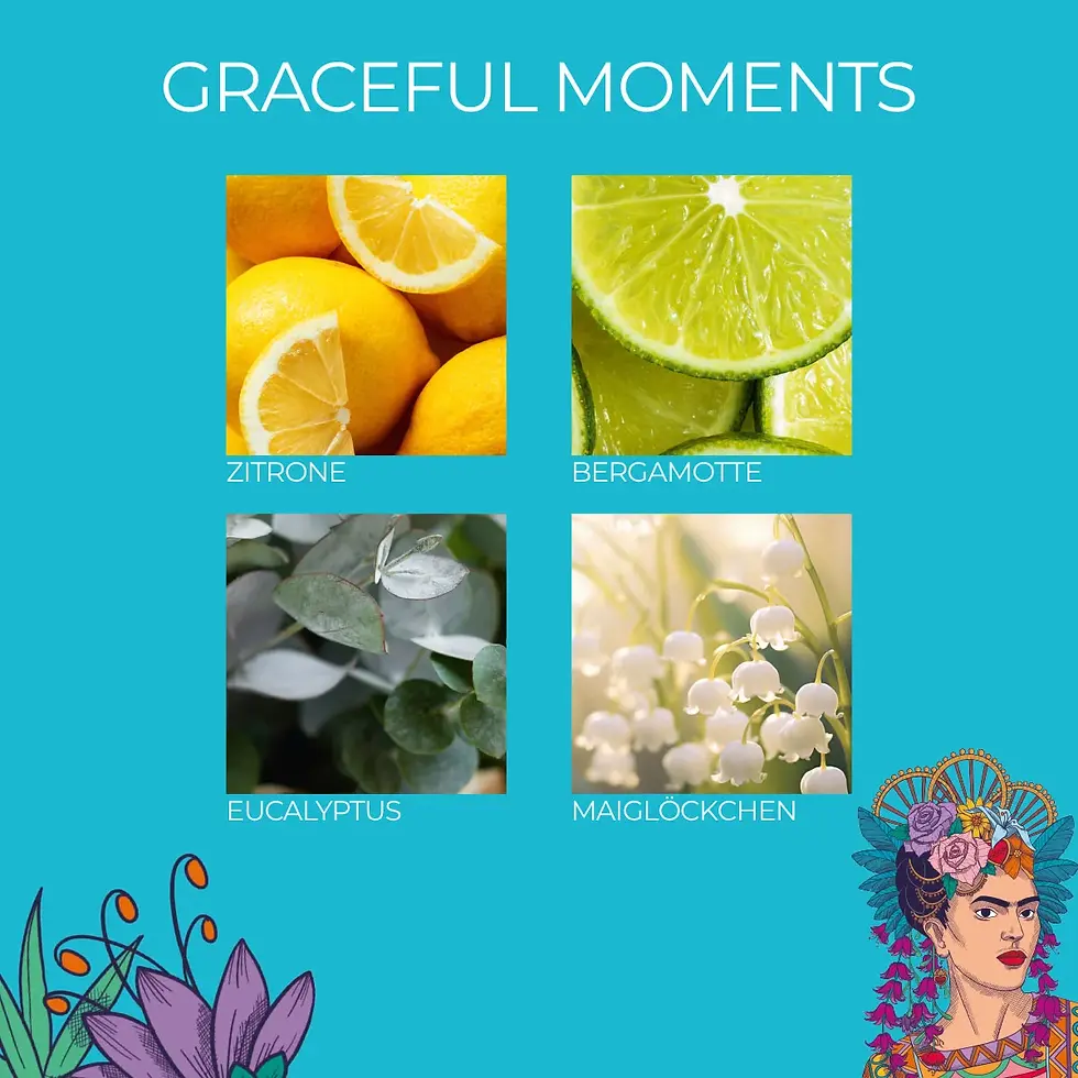 Miniature : Lot de 3 bougies Frida Kahlo (Graceful Moments...) - 3 x 70g