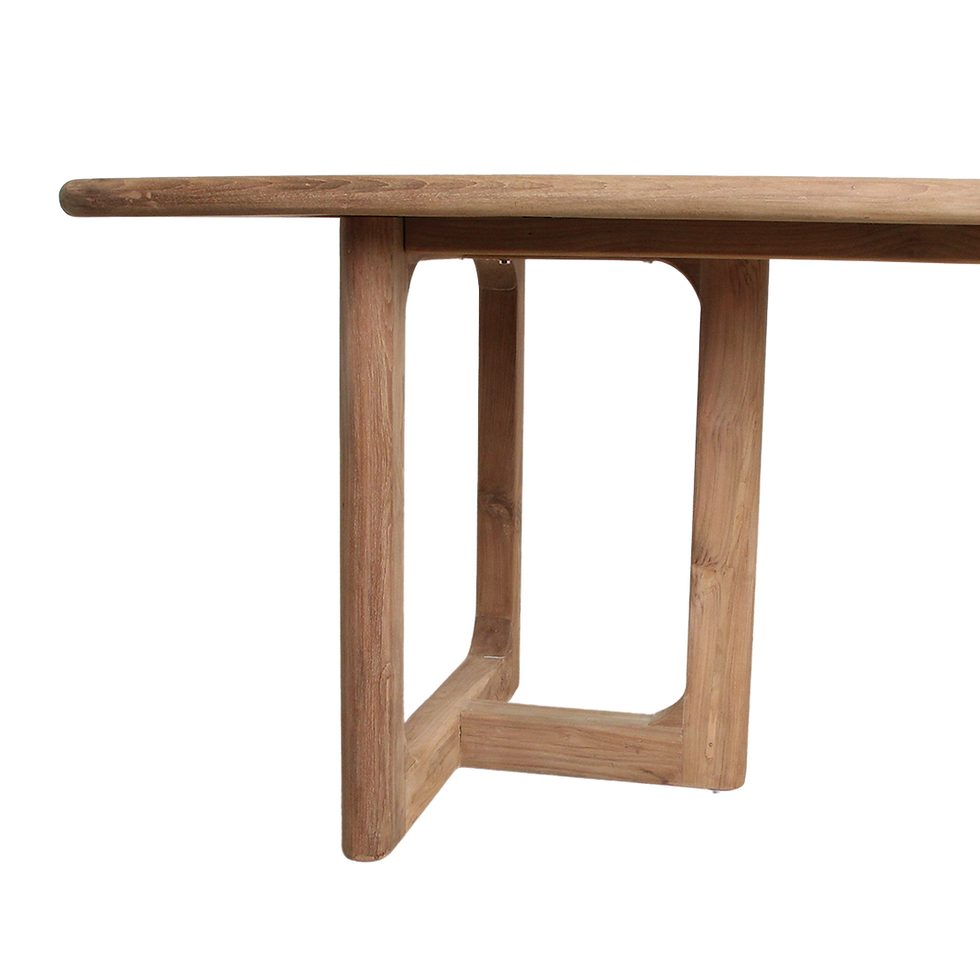 Miniature : Table de jardin Primavera 200cm, teck
