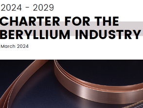 BeST publishes its Charter for the Beryllium Industry 2024-2029