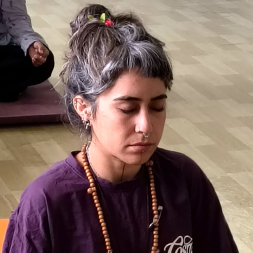 Student practicing Hatha Yoga during a 200 Hour Yoga Teacher Training Course in the peaceful Himalayas at Om Yoga Ashram, Dharamshala, India.