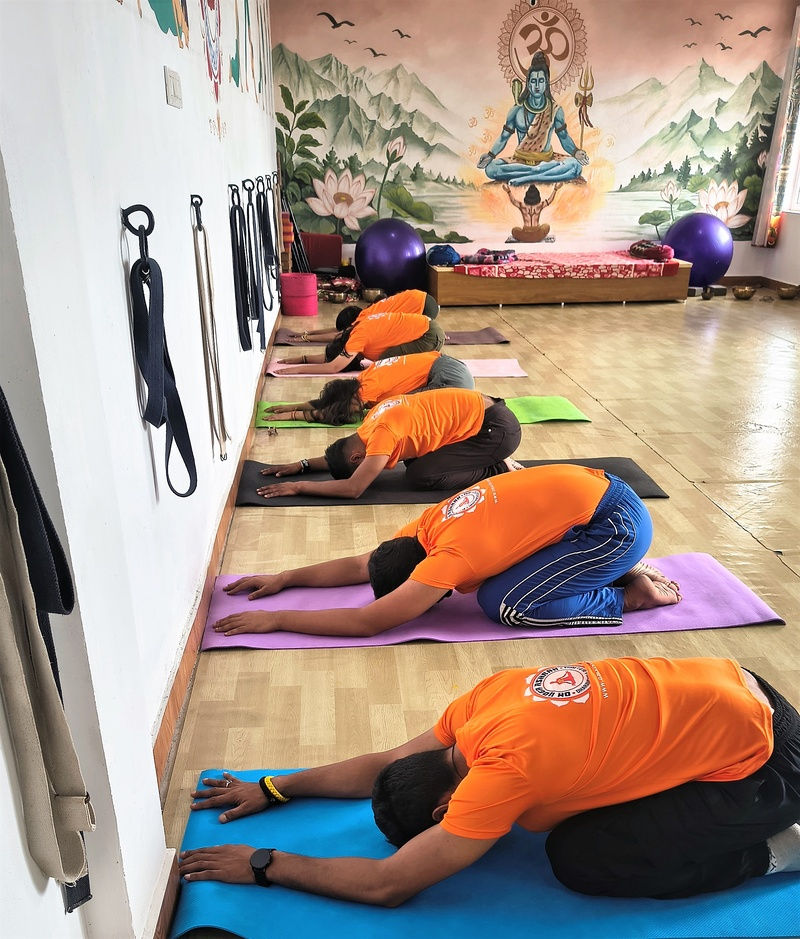 Authentic yoga teacher training in the Himalayas at Om Yoga Ashram India
