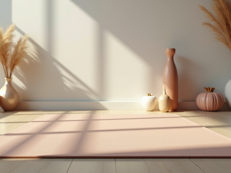“Yoga practitioner in meditation pose highlighting daily yoga practice benefits for global health, stress relief, flexibility, and mindfulness – promoting worldwide wellness.”