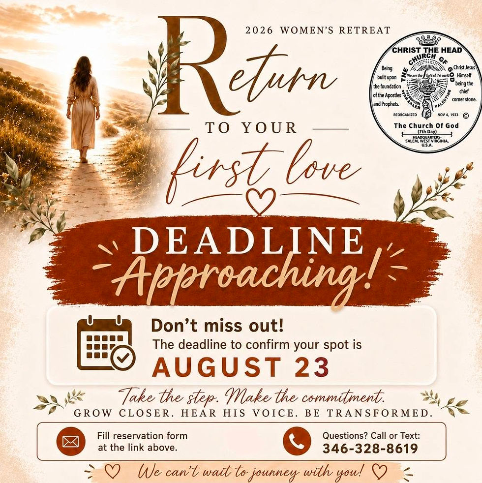 Return to your First Love 🌸