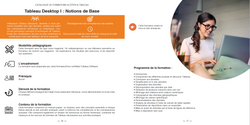 Catalogue de Formations - Tableau
