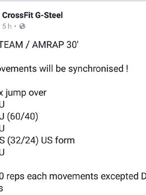 WOD by Crossfit G-Steel