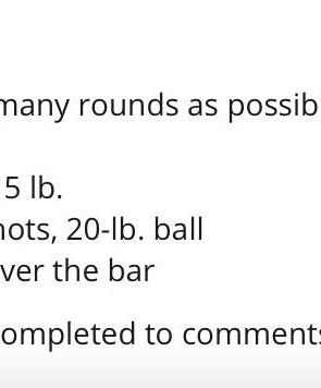 AMRAP 11min !