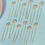 Thumbnail: 12pcs Women's Bridal Hair Pins Set Gold